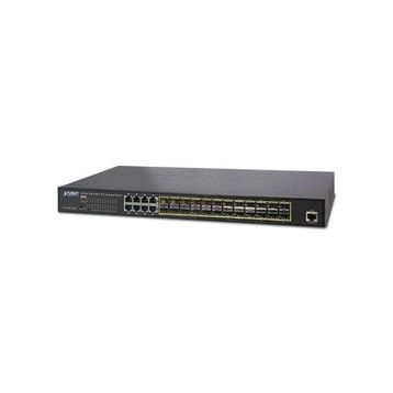 Planet PL-GS-5220-16S8CR 24 Port Gigabit Mini-Gbıc SFP 8 Port Gigabit Ethernet L2 Yönetilebilir Switch