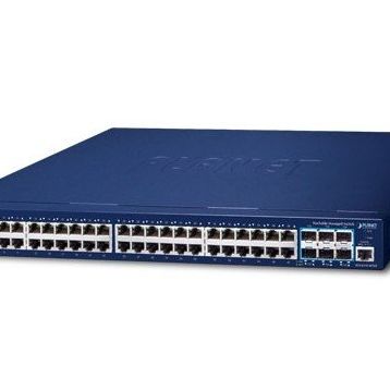 Planet PL-SGS-6310-48T6X 48 Port Gigabit Ethernet 6 Port 10G SFP+ L3 Stackable Yönetilebilir Switch
