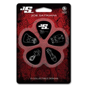Planetwaves 1CBK410JS Joe Satriani 10 Adet Siyah Medium Pena