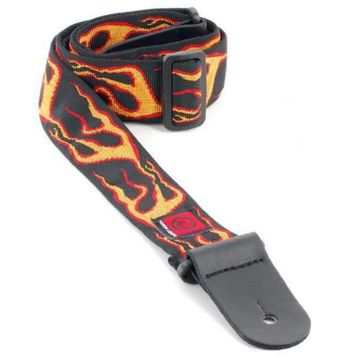 PlanetWaves 50F01 50 mm Dokuma Fluıd Flames Gitar Askısı
