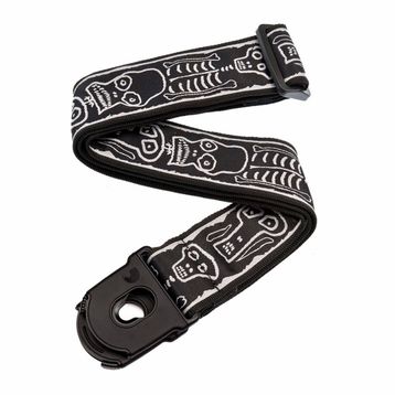 PlanetWaves 50PLJS01 50 mm Lock Js Skull N Bones Gitar Askısı
