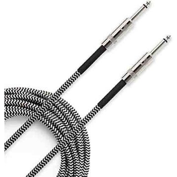 PlanetWaves PW-BG-15BG 4,5 Metre Braıded Inst CBL BK-GY Gitar Kablo