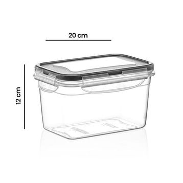 Plastart Fresh Box Dikdörtgen Izgaralı 2400 ml Saklama Kabı