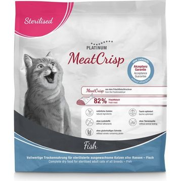 Platinum MeatCrisp Balıklı 400 gr Kısırlaştırılmış Yetişkin Kuru Kedi Maması