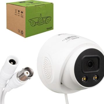 Plato PL-25273 2MP Color Vu 3.6 mm 2 Atom Led Plastik Kasa AHD Dome Gece Görüşlü Güvenlik Kamerası