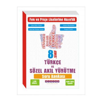 Platon Yayınları - 8. Sınıf LGS Türkçe ve Sözel Akıl Yürütme Soru Bankası