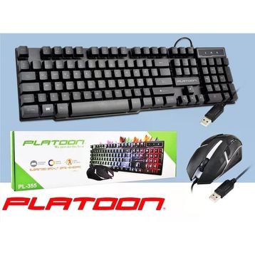 Platoon PL-355 Kablolu Oyuncu Klavye-Mouse Set