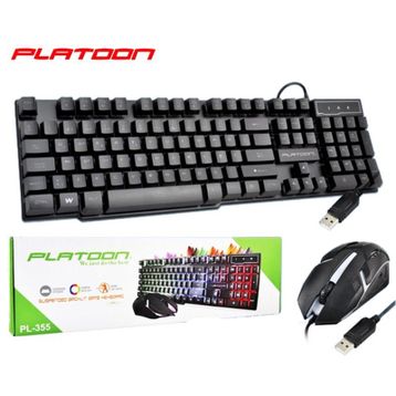 Platoon PL-355 Kablolu Oyuncu Klavye-Mouse Set
