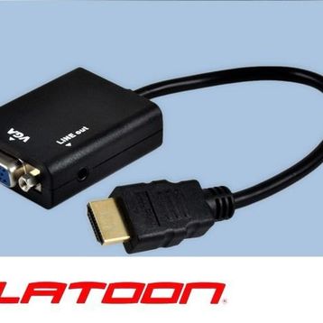 Platoon PL-7235 HDMI to VGA Çevirici