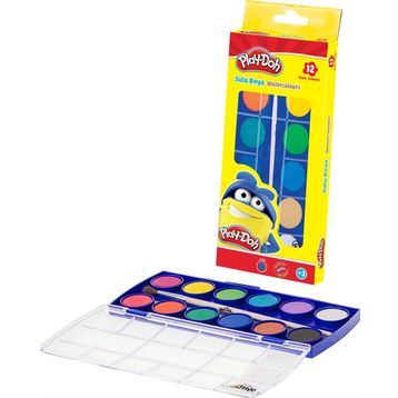 Play-Doh 12 Renk Küçük 23 MM PLAY-SU002 Sulu Boya