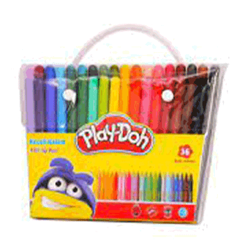Play Doh 36 Renk Keçeli Kalem