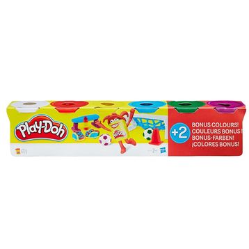 Play-Doh 6'lı Parlak Renkler Oyun Hamuru
