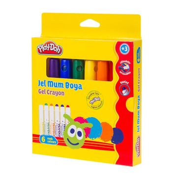Play Doh Crayon Jel 6 Renk Mum Boya