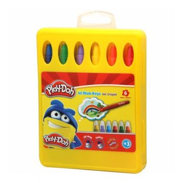 Play Doh Crayon Jel 6 Renk Mum Boya