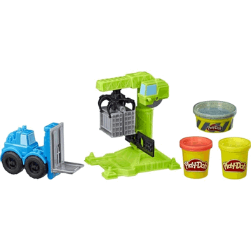 Play-Doh E5400 Çalışkan Vinç Ve Forklift