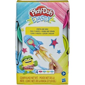 Play Doh E6967 Elastik 4'lü Oyun Hamuru