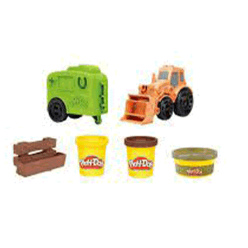 Play Doh F1012 Çalışkan Traktör ve Römork