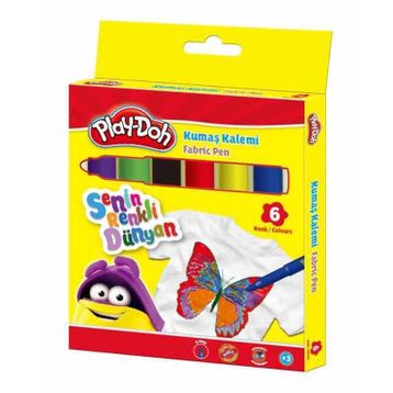 Play Doh KE017 6 Renk Kumaş Kalemi