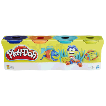 Play Doh No: 3 4lü Oyun Hamuru