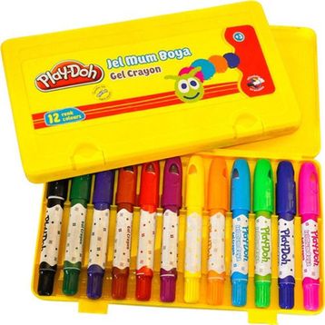 Play-Doh PLAY-CR010 12 Renk Jel Mum Boya