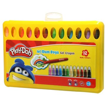 Play Doh PLAY-CR014 Jel Crayon 12 Renk PP Box