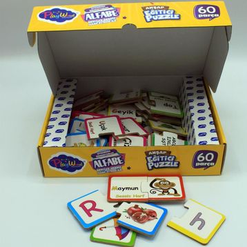 Play Wood Alfabe Eğitici Ahşap Puzzle