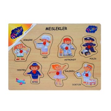 Playwood 165 Ahşap Tutmalı Meslekler Puzzle