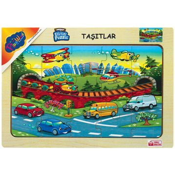 Playwood Ahşap Taşıtlar Puzzle