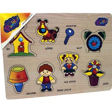 Playwood Ahşap Tutmalı Karışık Serisi Puzzle