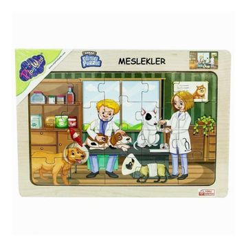 Playwood Meslekler Ahşap Eğitici Puzzle