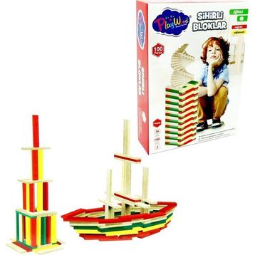 Playwood ONY358 3586 100 Parça Sihirli Bloklar