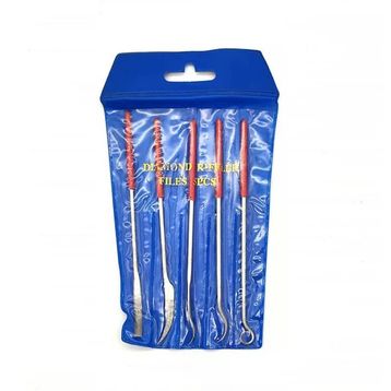 PLD 5 Parça 180 mm Eğri Başlı Çift Taraflı Elmas Eğe Takımı
