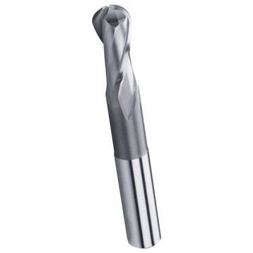 PLD HSS 16 mm 2 Ağız Uzun Küre Parmak Freze