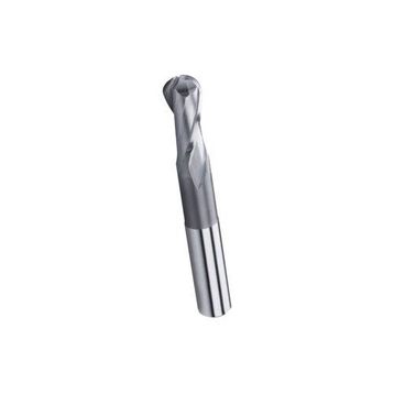 PLD HSS 8 mm 2 Ağız Kısa Küre Parmak Freze