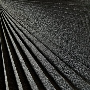 Pliper Siyah Plise Yapışkanlı 110x50 cm Jaluzi Perde