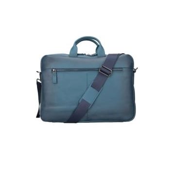 Plm Apollo BRN4EF Mavi 15-16 inç Deri Laptop Çantası