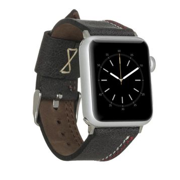 Plm BA3-TN01 Siyah 38-40-41 mm Apple Watch Uyumlu Deri Kordon