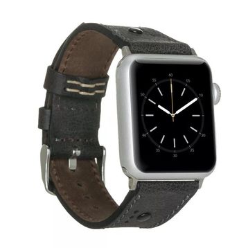 Plm BT-TN01 Siyah 38-40-41 mm Apple Watch Uyumlu Deri Kordon