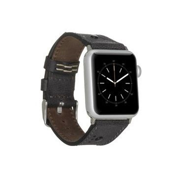 Plm BT-TN01 Siyah 38-40-41 mm Apple Watch Uyumlu Deri Kordon