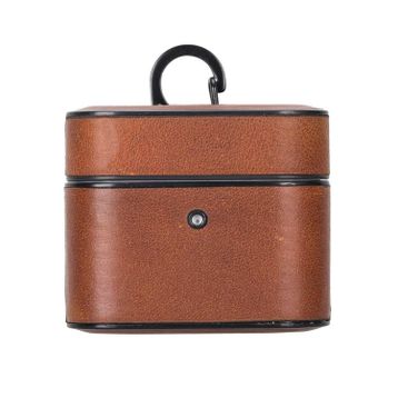 Plm Casquet TN11 Taba Apple Airpods 3.Nesil Uyumlu Deri Kılıf