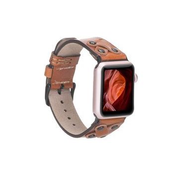 Plm Cross BT-RST2EF Taba 42-44-45 mm Apple Watch Uyumlu Deri Kordon