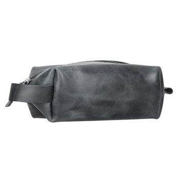 Plm Eve TN26 Xlarge Space Black Xlarge Deri Makyaj Çantası