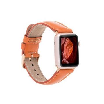 Plm F5 Taba 42-44-45 mm Apple Watch Uyumlu Deri Kordon