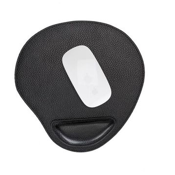 Plm FL01 Bileklikli Siyah Deri Mouse Pad
