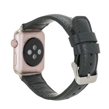 Plm FL13 Koyu Yeşil 38-40-41 mm Apple Watch Uyumlu Deri Kordon