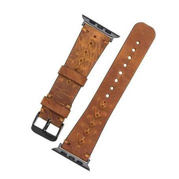 Plm G19 Boras 38-40-41 mm Apple Watch Uyumlu Deri Kordon