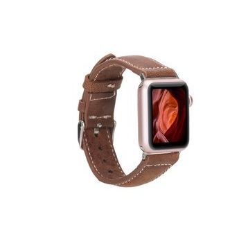 Plm NM1-AS2 Taba 42-44-45 mm Apple Watch Uyumlu Deri Kordon