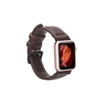 Plm NM1-AS3 Kahve 42-44-45 mm Apple Watch Uyumlu Deri Kordon