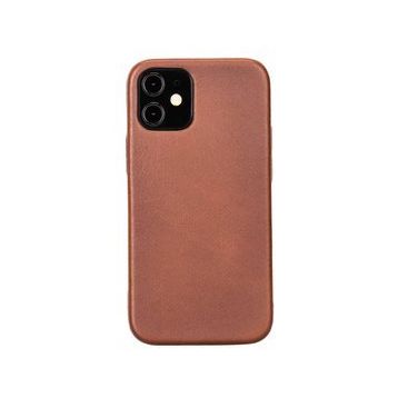 Plm Rock Rst2ef Taba Apple İphone 12 Mini Uyumlu Deri Arka Kapak