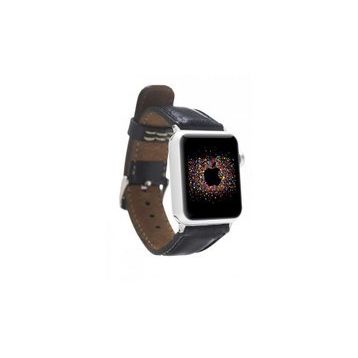 Plm RST1 Siyah 42-44-45 mm Apple Watch Uyumlu Deri Kordon